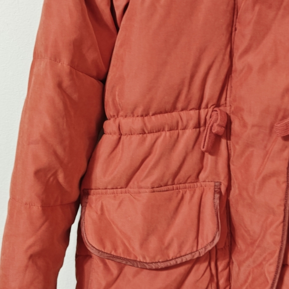 Abercrombie and Fitch Faux Fur hooded Parka Coat size Small - Picture 10 of 11